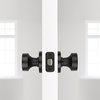 Kwikset KNOB HALL&CLOSET IRN BLK 97200-887